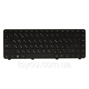Клавіатура для ноутбука HP Presario CQ42, G42 чорний, чорний кадр