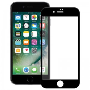 Защитное стекло Full screen PowerPlant для Apple iPhone 7, Black