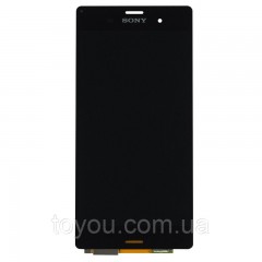 Дисплейний модуль (екран) для Sony Xperia Z3, чорний