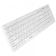 Клавиатура мультимедийная Vinga KB820M Белый