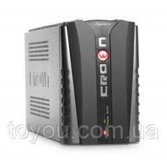 Источник бесперебойного питания CROWN CMU-USB650VA    (650VA/360W, AVR 145-280V, 2*12V/9AH, USB)