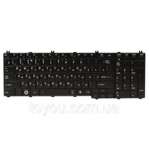 Клавіатура для ноутбука TOSHIBA Satellite C650, L650 чорний, чорний кадр