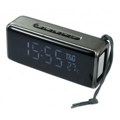 Bluetooth-Колонка UBS-174 LED ГОДИННИК з будильником + термометр, 10W