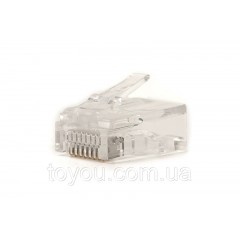 Конектор PowerPlant RJ45 (100 шт) Конектор PowerPlant RJ45 (100 шт)
