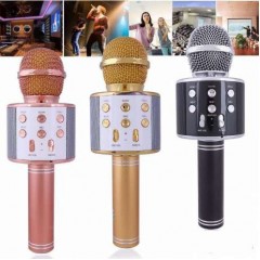 Bluetooth мікрофон для караоке зі зміною голосу WSTER WS-858