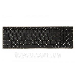 Клавіатура для ноутбука ASUS X553MA, X554LA чорний, без кадру
