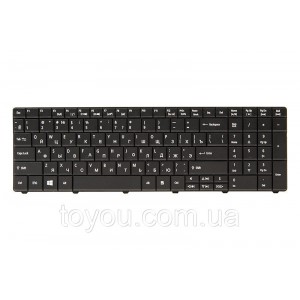 Клавіатура для ноутбука ACER Aspire E1-521, TravelMate 5335 чорний, чорний кадр