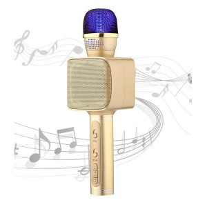 Бездротовий портативний Bluetooth мікрофон для караоке Magic Karaoke YS-68 + колонка 2 в 1 з мембраною низьких