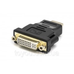 Перехідник PowerPlant HDMI M - DVI F (A-HDMI-DVI-2) Перехідник PowerPlant HDMI M - DVI F (A-HDMI-DVI-2)