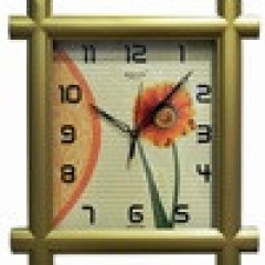 Годинник Rikon 8951 Orange Flower Настінні
