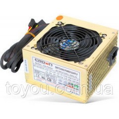 Блок живлення CROWN Блок живлення CM-PS420W (400W) (20+4in, 120mm FAN, SATA*2, PATA(big Molex)*4, FDD*1,