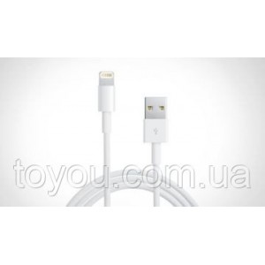 Кабель PowerPlant USB - Lightning (iPhone 5, 5S, 6), 1m
