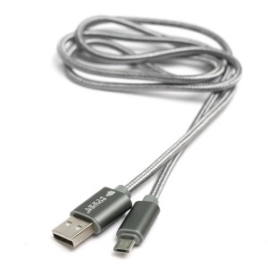 Кабель PowerPlant Quick Charge USB 2.0 AM – Micro, 1м