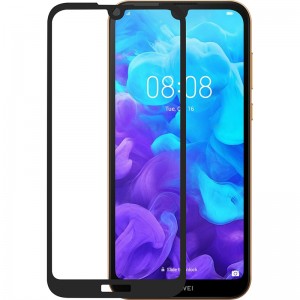 Защитное стекло Full screen PowerPlant для Huawei Y5 (2019), Black