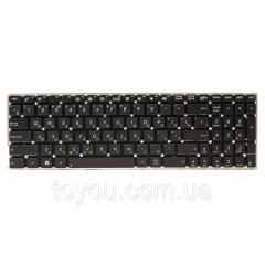 Клавіатура для ноутбука ASUS F551, X551 чорний, без кадру