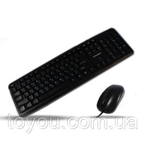 Комплект провідної клавіатури і миші CROWN CMMK-860