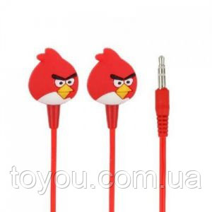 Навушники Angry Birds In-Ear Червоні