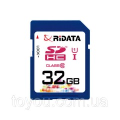 Карта памяти RiDATA SDHC 32GB Class 10 UHS-I