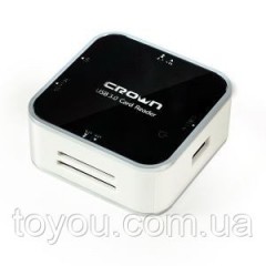 Картрідер USB CROWN CROWN CMCR-015 USB HUB Картрідер USB CROWN CROWN CMCR-015 USB HUB