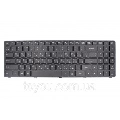 Клавіатура для ноутбука IBM/LENOVO IdeaPad 100-15IBD чорний, чорний кадр