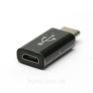 Переходник PowerPlant micro USB – Type-C