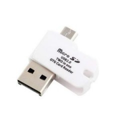 USB - Карт-рідер перехідник Micro SD - MicroUSB, USB 2.0 USB - Карт-рідер перехідник Micro SD - MicroUSB, USB 2.0
