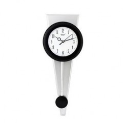 Часы Rikon 5105 Silver Black Настенные