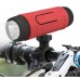 Мини-Колонка Bluetooth Zealot S1 LED + фонарик для велосипеда (Оригинал) + Крепление на руль