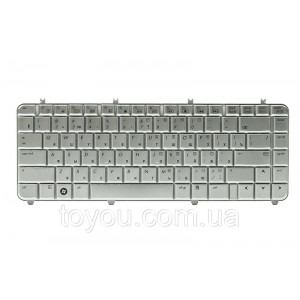 Клавіатура для ноутбука HP Pavilion DV5, DV5T, DV5-1000 сріблястий, чорний кадр