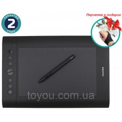 Графический планшет Huion H610Pro + перчатка