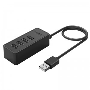 USB-хаб ORICO USB 2.0 4 порта (W5P-U2-030-BK-PRO)