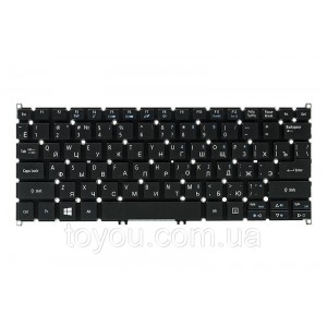 Клавіатура для ноутбука ACER Aspire E3-111, V5-122 чорний, без кадру