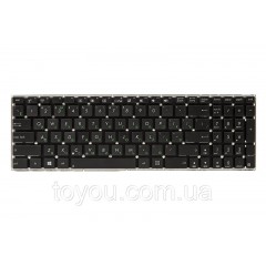 Клавиатура для ноутбука ASUS X501, X552, X550 черный, без фрейма