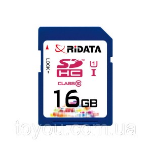 Карта памяти RiDATA SDHC 16GB Class 10 UHS-I