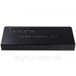 Сплиттер PowerPlant HDMI 1x4 V1.4, 4K (HDSP4-M)