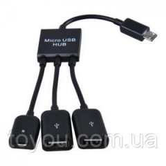 OTG microUSB HUB (2 USB + micro 1)