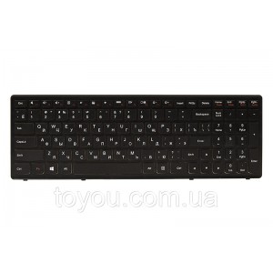 Клавіатура для ноутбука IBM/LENOVO IdeaPad Flex 15, G500s чорний, чорний кадр