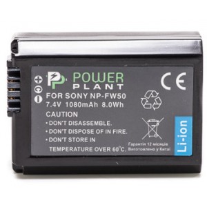 Aккумулятор PowerPlant Sony NP-FW50 1080mAh