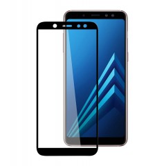 Защитное стекло Full screen PowerPlant для Samsung Galaxy A6, Black