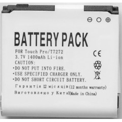 Акумулятор PowerPlant HTC Touch Pro (BA E270) 1400mAh