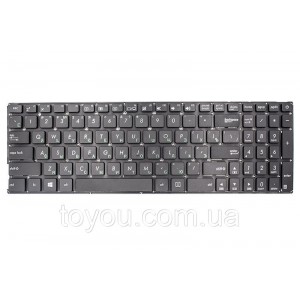Клавиатура для ноутбука ASUS X540 series черный, без фрейма