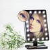Зеркало настольное с подсветкой LED - бренд Large Led Mirror ЧЕРНОЕ