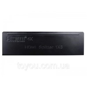Спліттер PowerPlant HDMI 1x8 V1.4, 4K,3D (HDSP8-M)