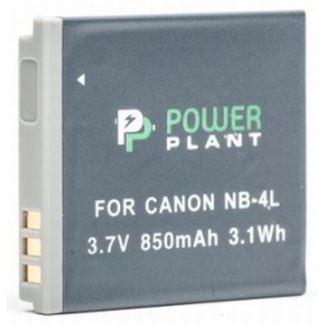 Акумулятор PowerPlant Canon NB-4L 850mAh