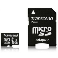 Карта MicroSDHC 16GB Class 10 + Перехідник Kingston