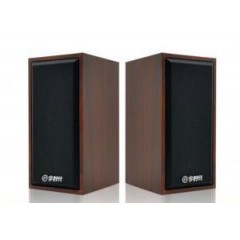 Колонки UPS-207 Wood Black