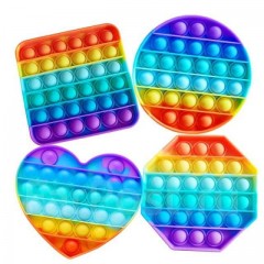 Іграшка антистрес Pop it rainbow Вічна пупырка