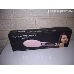 Електрична гребінець випрямляч FAST HAIR STRAIGHTENER HQT-906, випрямляч, для укладання волосся!