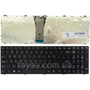 Клавиатура для ноутбука IBM/LENOVO B50-30, IdeaPad Z50-70 черный, черный фрейм
