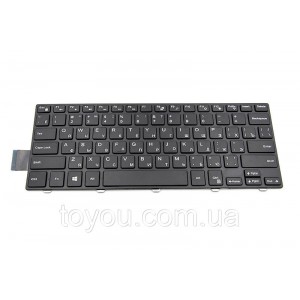 Клавіатура для ноутбука DELL Inspiron 5447 чорний, чорний кадр
